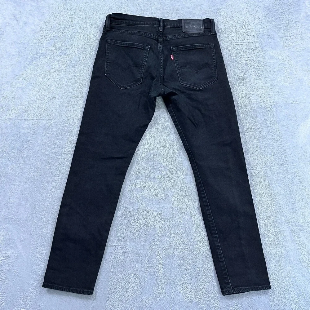 Levi's 512 Jeans‎ Men's 32x29* Slim Tapered Fit Stretch Denim Black Casual